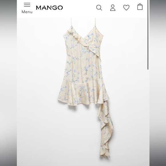 Mango Floral Ruffled Dress - Picture 1 of 5
